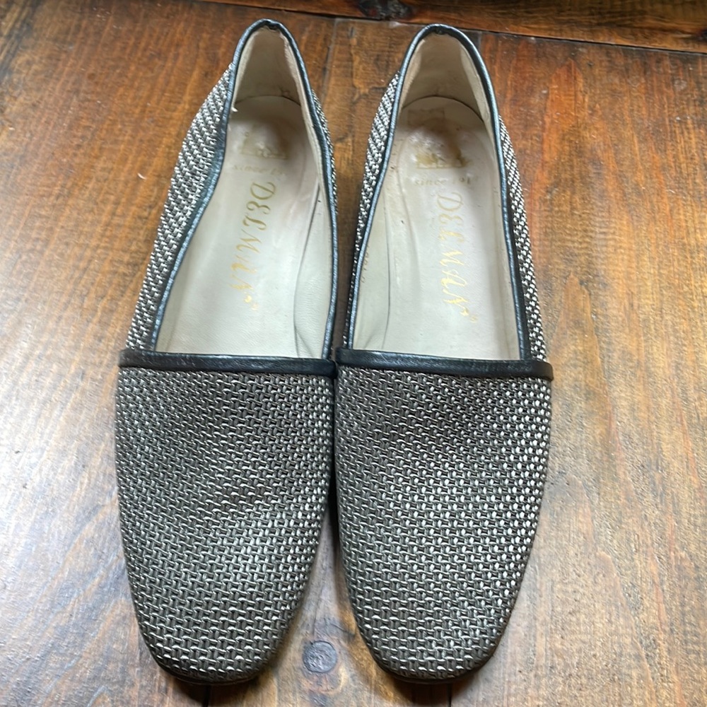 Metallic Mesh Delman Shoes